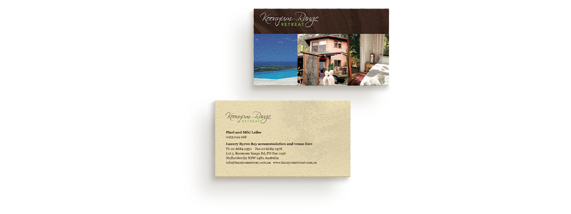 Koonyum Range Retreat - Tourism