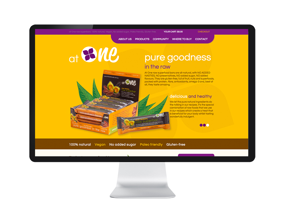 At One Foods Website Strategy Image