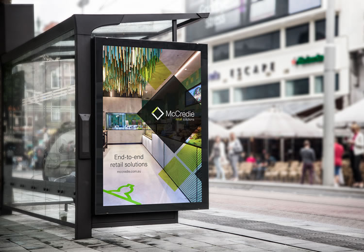mccredie bus stop billboard