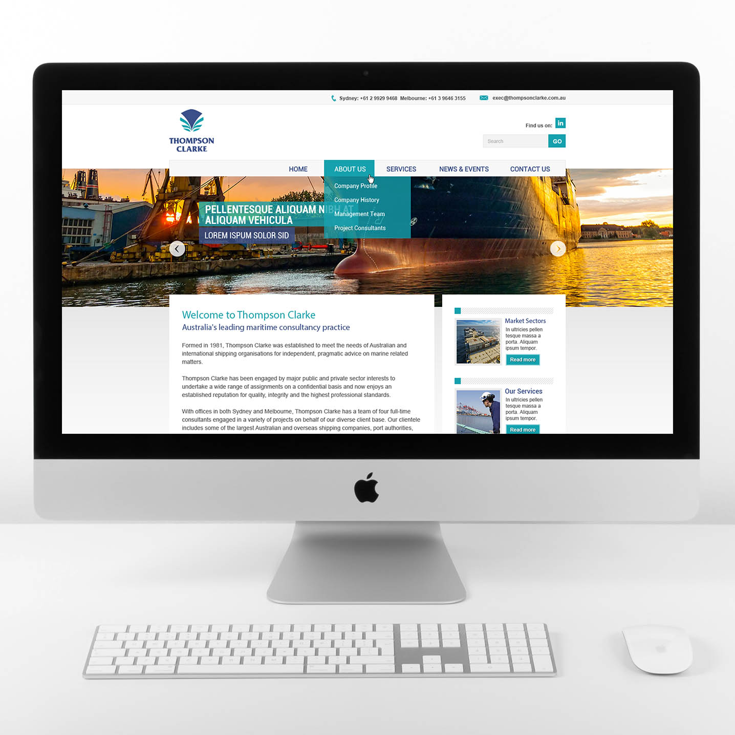 Thompson Clarke Website